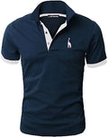 Factory Wholesale Embroidered Polo Shirts Short Sleeve Men's Cotton Golf Polo Shirts
