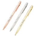 Custom Logo Small Gaoshi Ballpoint Pen Metal Plating Business Advertising Promotional Gift Pen
