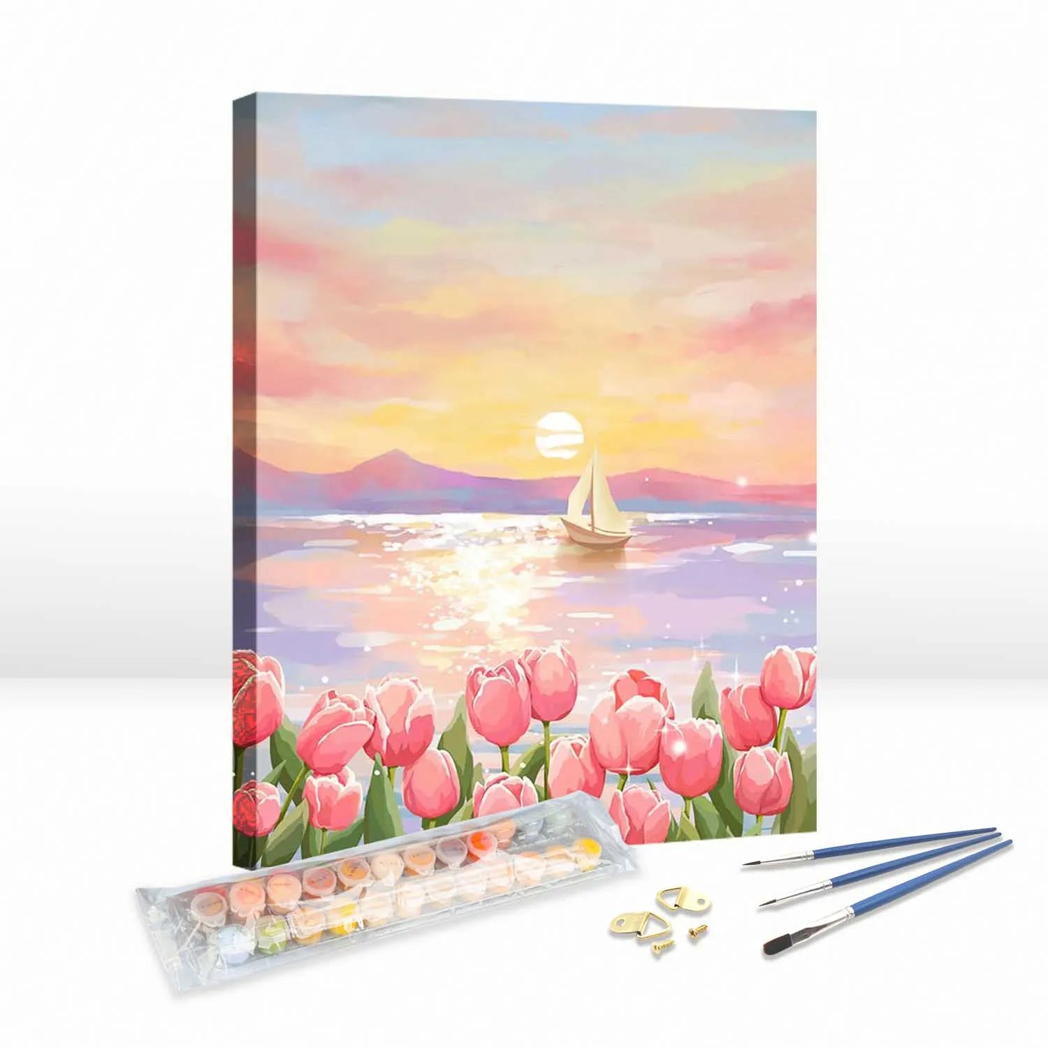 E-9631 Number Painting Oil Painting Landscape Wall Art Furniture Decoration Painting Kit