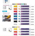 Sakura XSC 9+3 Colours High Quality Solid Marker Pen Can Be Marking Under Water Sakura Solid Paint Pen for Painting