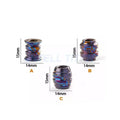 Paracord Bead Mokuti Timascus Beads for Men Gift Titanium EDC Lanyard Bead
