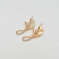 Leaves Metal Brooch Bikini Connector Swimwear Metal Accessories Gold Hardware Accessory  For Swimwear