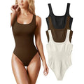 Europe and the United States Hot-selling Seamless Thread Vest Waist Waist Hip Shaping Round Collar Onesie
