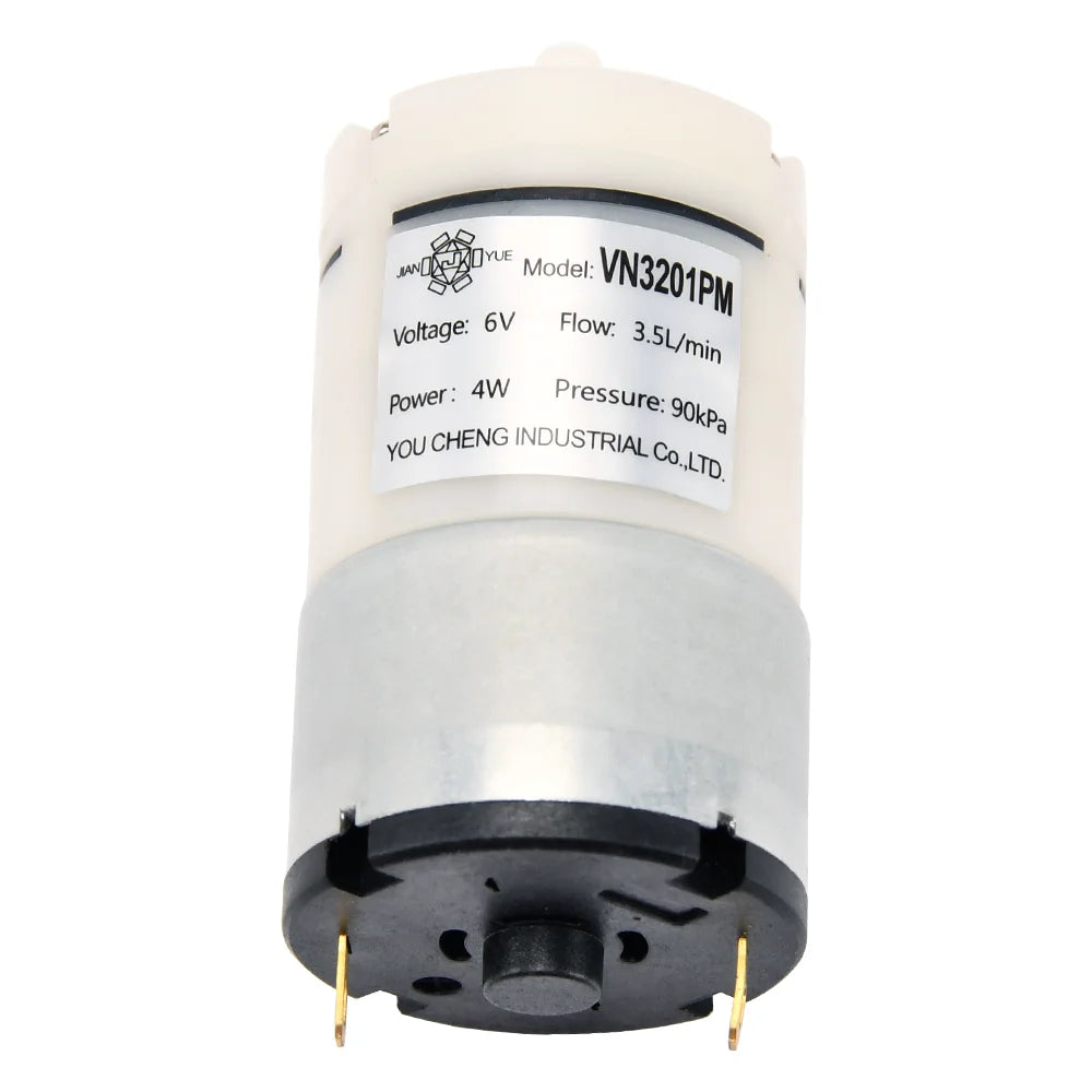 Jianyue VN3204PM High Pressure Miniature Diaphragm Pump DC 3L/min Oil Free Metering Pump for Drinking Water Treatment MegaBDM