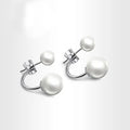 New Hot Fashion 925 Sterling Silver Pearl Earrings for Women Girls Gift Fashion Statement Jewelry 2021
