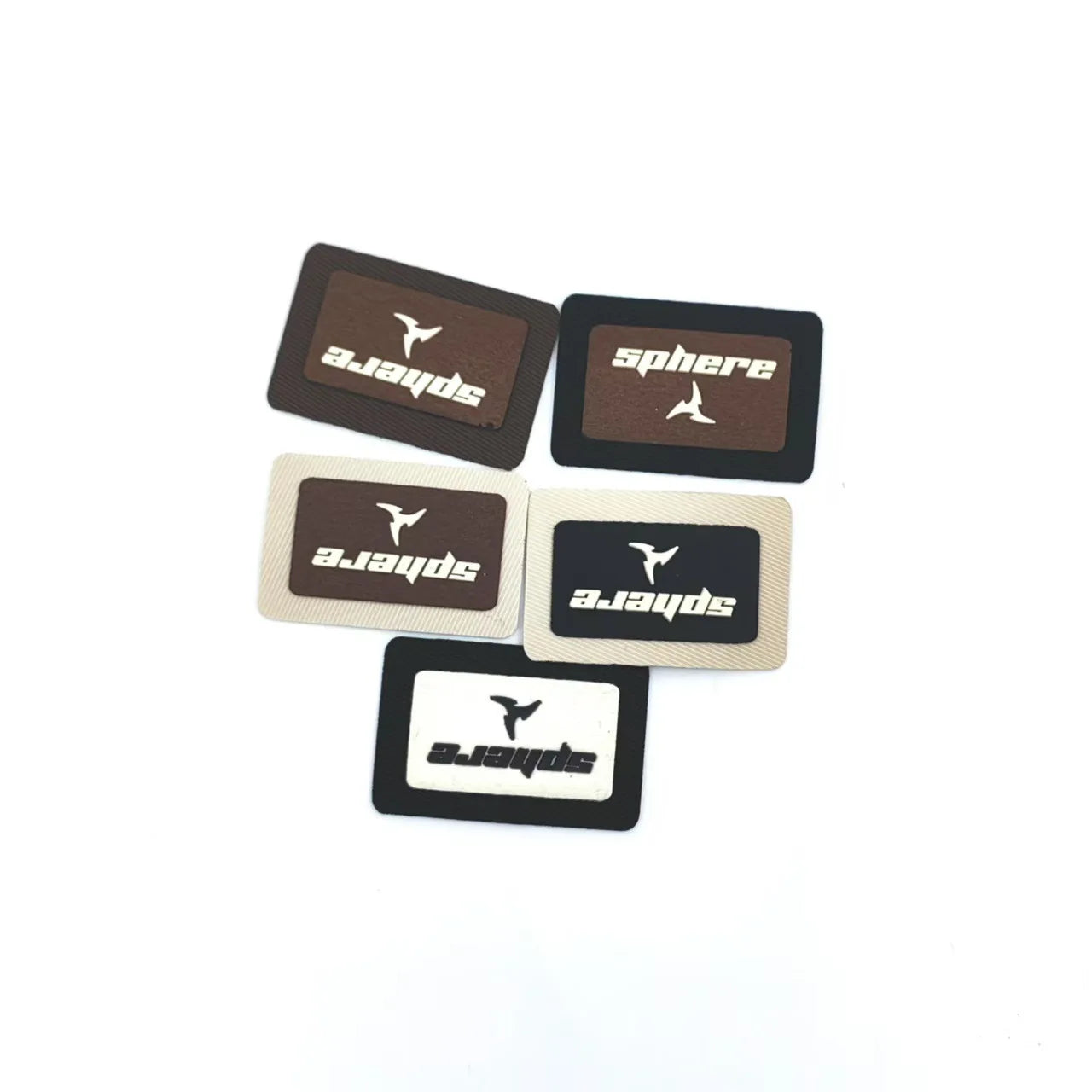 Custom Handcrafted Woven Silicone Leather Decorative Labels for Luxury Clothing Brands High-Appeal Logos Included