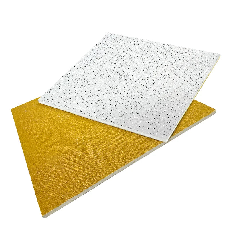 Kente 595x595x12mm Modern Fireproof Mineral Fiber Ceiling Panel Acoustic False Ceiling Hanging for Office Building Low Price