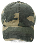 Hot Selling 6 Panel Blank Adult Camo Hat Forest Camouflage Cotton Hunting Outdoor Dad Washed Hat Customize Cotton Camouflage Cap