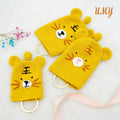 New Hotel Home Customized Bag Plush Toy Crochet Key Ring Chain Card Holder Gift Pouch Shell Purse Motorcycle Car Key Case