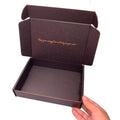 Wholesale Private Logo Black Cosmetic Lipstick Packaging Gift Boxes Corrugated Cardboard Mailer Boxes Embossing Custom Size