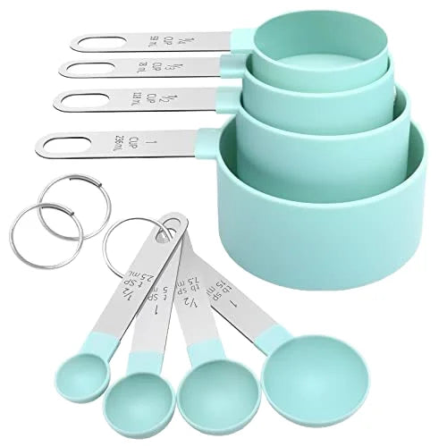 2026 Plastic Multi-Purpose Collapsible Portion Measuring Spoons and Cups for Seasoning Baking