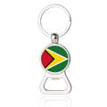 High Quality Gift Souvenir Key Chain and Custom National Flag  Keychain Bottle Opener