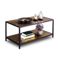 Hot Sale Rustic Unique Modern Vintage Iron Wooden Top Coffee Table Premium Living Room Furniture Durable & Stable