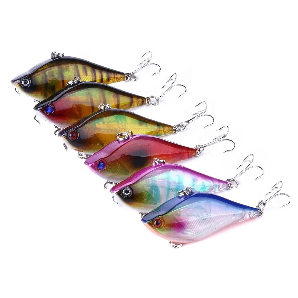 New 6cm/13.1g Vibration Lipless Crankbaits Vibe Vib Fishing Lures