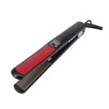 Pritech Electric Hair Straightener Ionic LCD Display Dual Voltage Flat Iron Titanium Ceramic Plates Household Hotel RV Use
