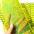 Factory Direct Sales of Transparent Laser Serpentine Style Pvc Material Quality Is Good for the Production of Table