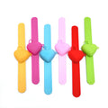 Reusable Silicone Liquid Portable Container Hand Wash Wrist Band Dispenser Bracelet Heart Hand Sanitizer Wristband