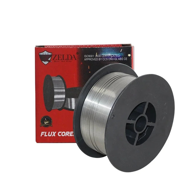 Zelda Flux Cored Welder Gasless Flux Cored Mig Welder 0.8mm 1.0mm Flux Cored Wire 0.5kg for MIG Welding Machine