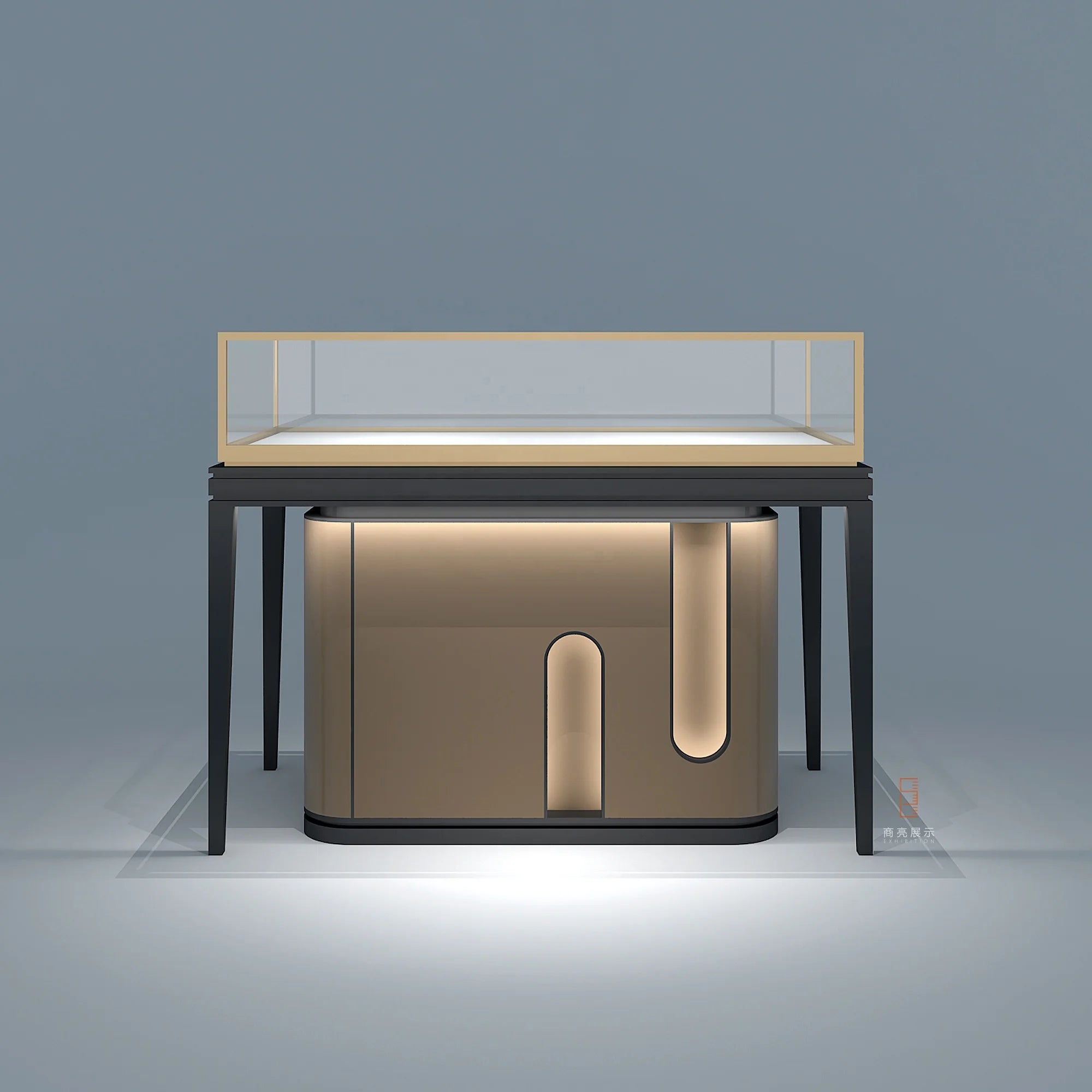 Luxury Jewelry Showcases Jewelry Display Cabinet showcase Cabinet for Sale Stainless Steel Wood Glass Jewelry Display Cabinet