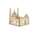 DIY Assembled Wooden Eid Ramadan Mubarak Mosque
