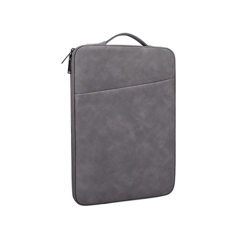 2025 Waterproof Laptop Case Protective Bags Simple Design Pu Laptop Bag 15.6 for Men Women