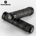 ROCKBROS Bicycle Bike Anti-slip Lock Ring Handlebar Hand Grips MTB Mountain Road Bike Parts Grips