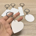Factory Direct Sale Custom Printing Photo Metal Sublimation Blank Double-Sided Blank Aluminum Keychains