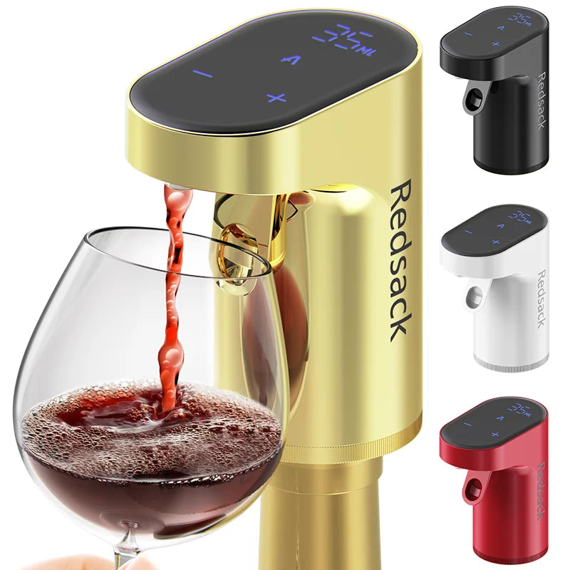 Home Promotion Gift Portable Electric Wine Dispenser With Built-in Aerator and Rechargeable Nozzle Wine Pourer Shaker