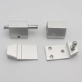 Modern Design Aluminum Pivot Hinge for Bedroom Kitchen Bathroom Folding Doors Hexagonal Decentrated Pivot Eccentric