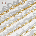 Wholesale 18K Real Pure Solid Gold Customized Hollow Chain Bracelet Oro 18k Original Gold Jewelry 18k Real