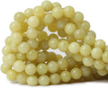 1 Strand 15mm Natural Yellow Lemon Jade Gemstone round Loose Beads for Jewelry Making DIY Findings 8mm Size