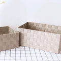 Nylon Desktop Storage Basket Rack Rectangular Polypropylene Clutter Decoration Storage Box