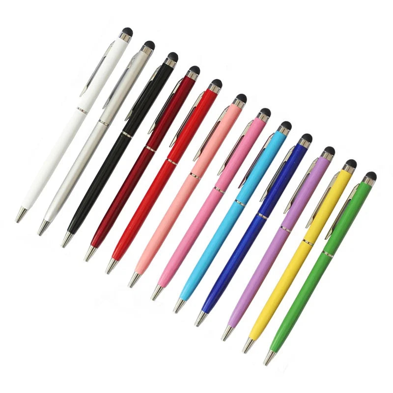 Hot Selling 2-in-1 Sports Style Metal Active Capacitive for Stylus Ball Point Pen Custom Logo Promotional Gift
