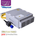 Raycus 20W Laser Generator With Output Protective Connector Lens RFL-P20QE Fiber Laser Source
