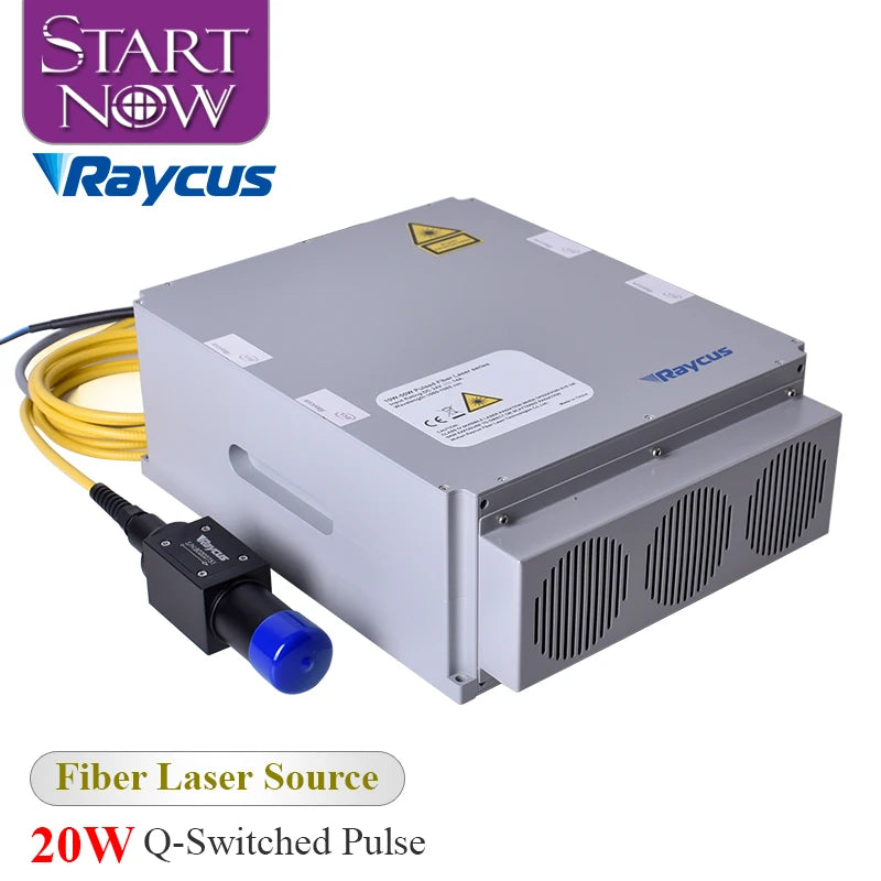 Raycus 20W Laser Generator With Output Protective Connector Lens RFL-P20QE Fiber Laser Source