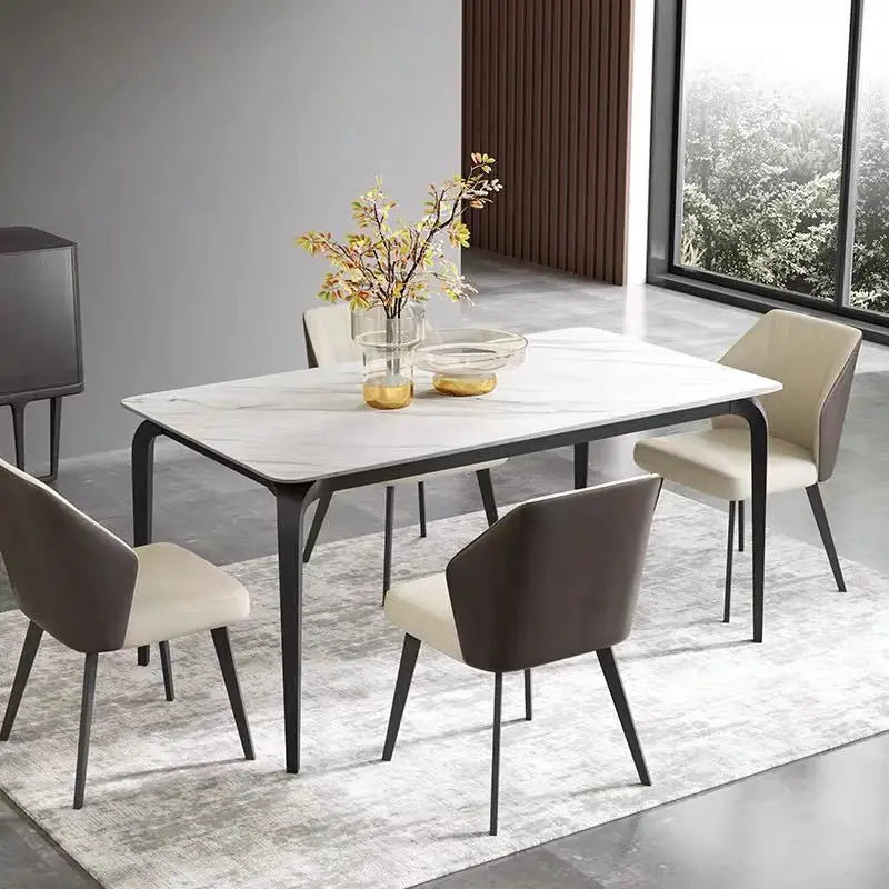 Dining Room Furniture Set Dining Table Guangdong Set of 4 with Round Table 6 Seats Made in China Luxury Dining Room Furniture