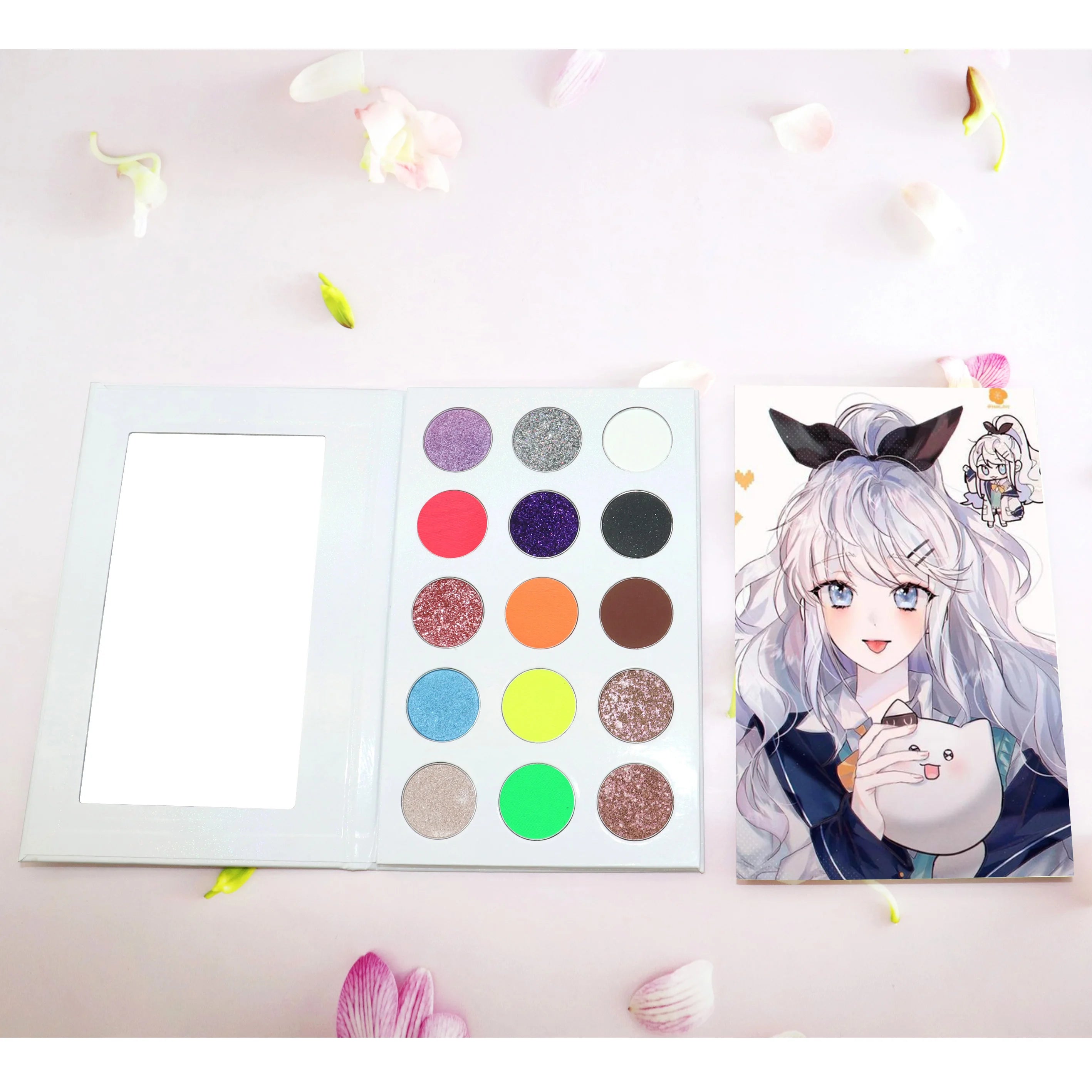 Custom New Makeup Wholesale Waterproof Private Label 15 Colors Eye Shadow Palette