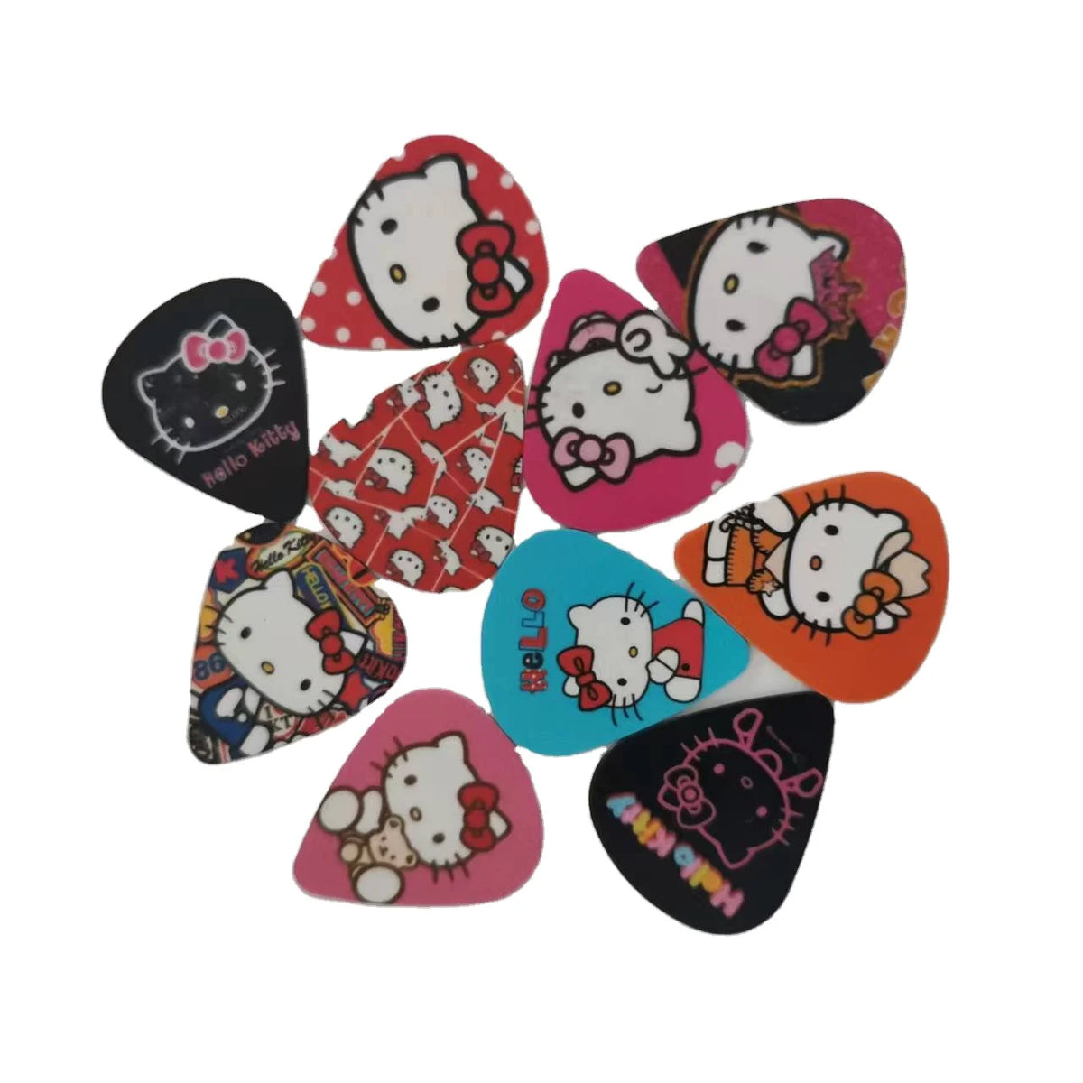 Hot Sale Custom Two-Sided Colorful Printing PVC Guitar Picks 0.46mm 0.71mm 0.96mm Hot Sale Custom Two-Sided Colorful Printing