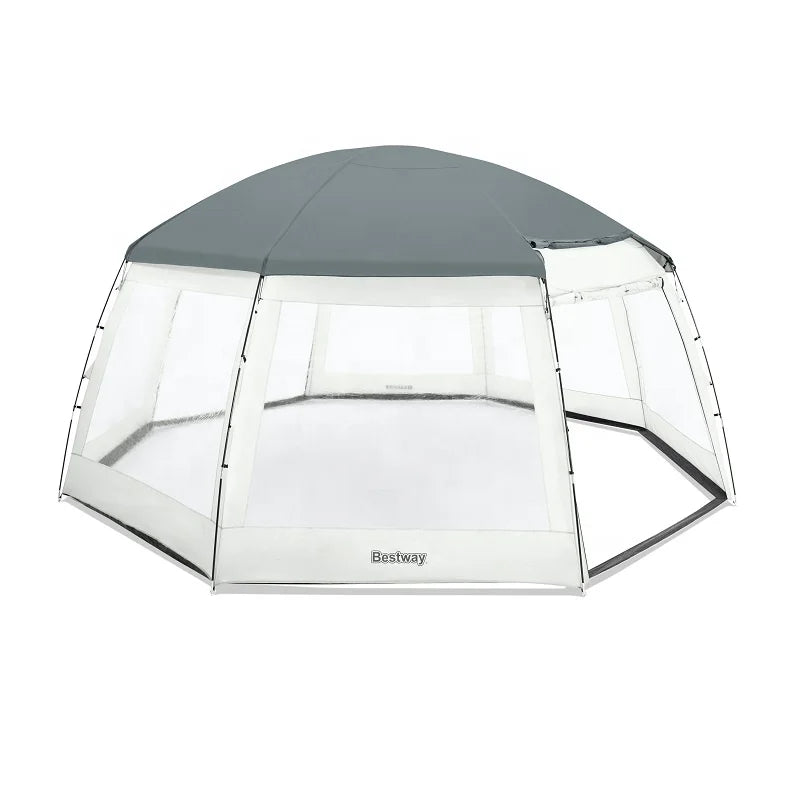 Bestway 58612 Outdoor Pool Shade Flowclea Round Pool Dome 4.88 m Pool Ambience Tent