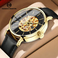 HANNAH MARTIN WATCH FACTORY Wholesale Price Round White Dial Full Stainless Steel Automatic Mechanical Calendar Watch for Men