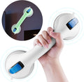 12 Inch Glow at Night Plastic Suction Grab bar Glow-in-the-dark Safety Bathroom Suction Grab Rails