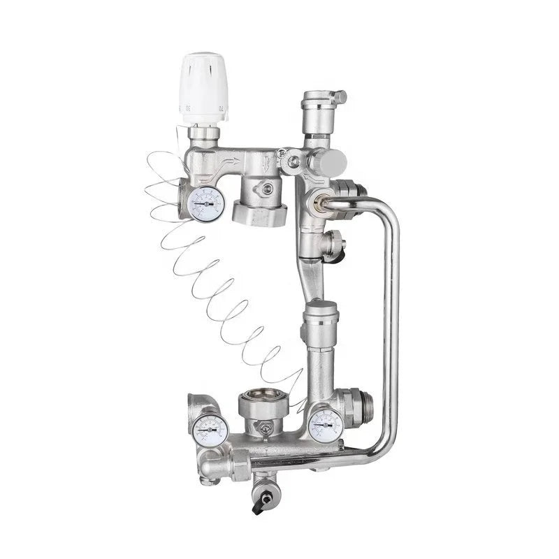 Hot Sales Mix Control Center Water Manifold Mixing Valve Pump Brass Durable Floor Heating Hydraulic Power CE Certified 3-Year