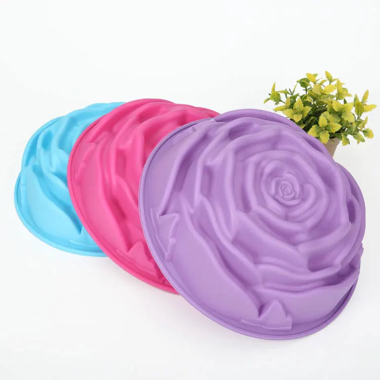High Heat Resistant Silicone Baking Trays Dishwasher Washable Kitchen Baking Mold Food Grade Silicon Cake Tools with Decor Gifts