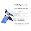 2025 Strong Blue Plastic Wooden Perch 23.5*12*12.3cm Pigeon Stand for Pigeon