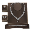 Dubai Bridal AAA Cubic Zirconia Luxury Jewellery Necklace Fashion Saudi Arabia Wedding Accessories Dining Room Sets BN8543