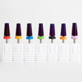Purple 5 in 1 Drill Bit Cross Cut Carbide Nails Drill Bit Multi-functional Nail Drill Bits