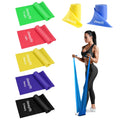 Custom logo Exercise Yoga Band Roll Resistance Rubber Band TPE  Theraband Roll Exercise Fitness Exercise Band