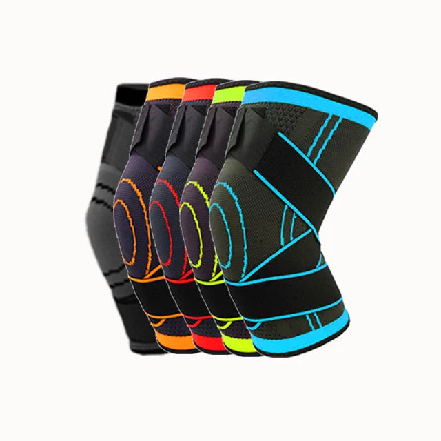 Hot Sale  Adjustable Knee Brace High Elastic Breathable Knee Brace With Blet Compression Knee Brace