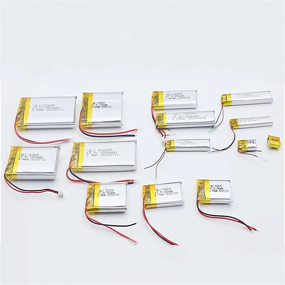 China Battery Manufacturer 902040 3.7V Rechargeable Lithium Polymer Battery 700mAh 2.59Wh for Electric Products