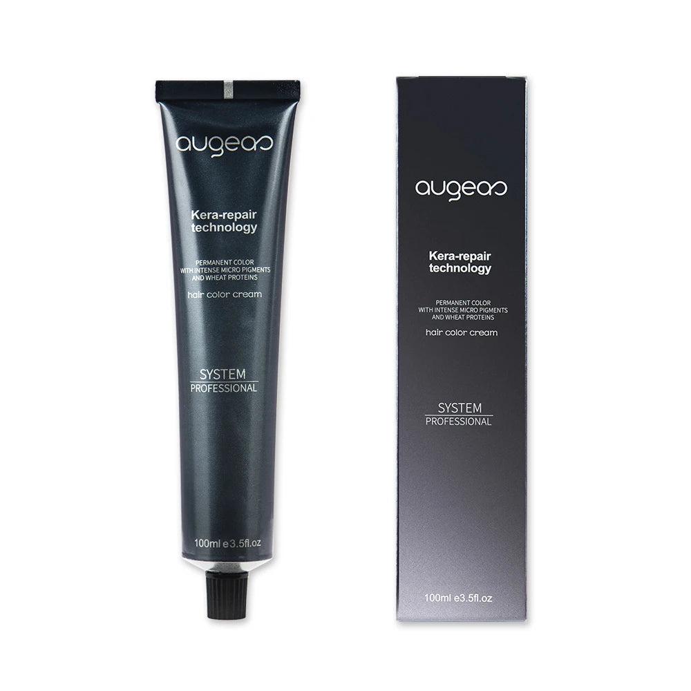 100ml Augeas Hair Color Cream Factory Wholesale Low Ammonia Natural Permanent Professional Wholesale Hair Dye